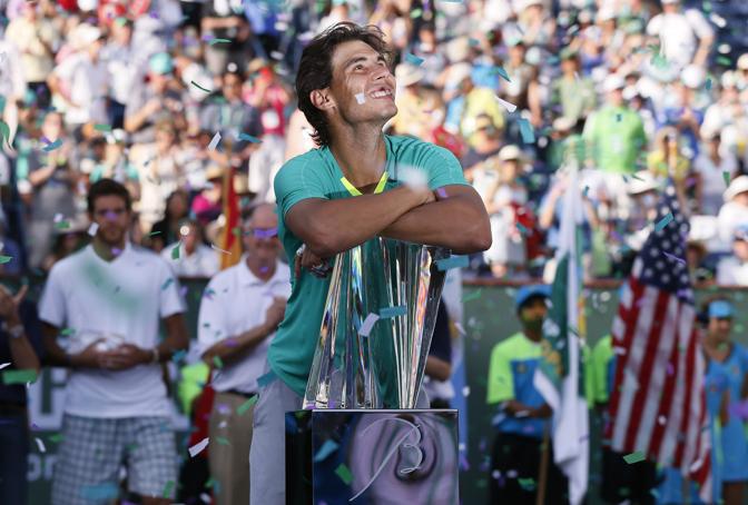 Al Masters 1000 di Indian Wells arriva il primo, importante sigillo della stagione: con il successo su Juan Martin Del Potro il maiorchino lancia un segnale chiaro anche sul cemento. Reuters